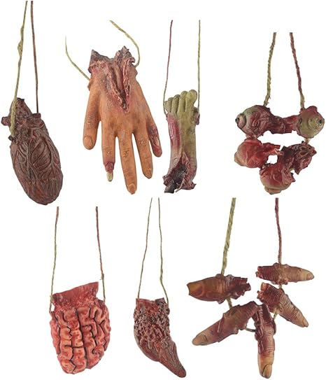 Amazon Artibetter ハロウィン かざり 切断された手 肝試し 道具 ホラー 怖い 撮影 グッズ 7点セット インテリア オンライン通販