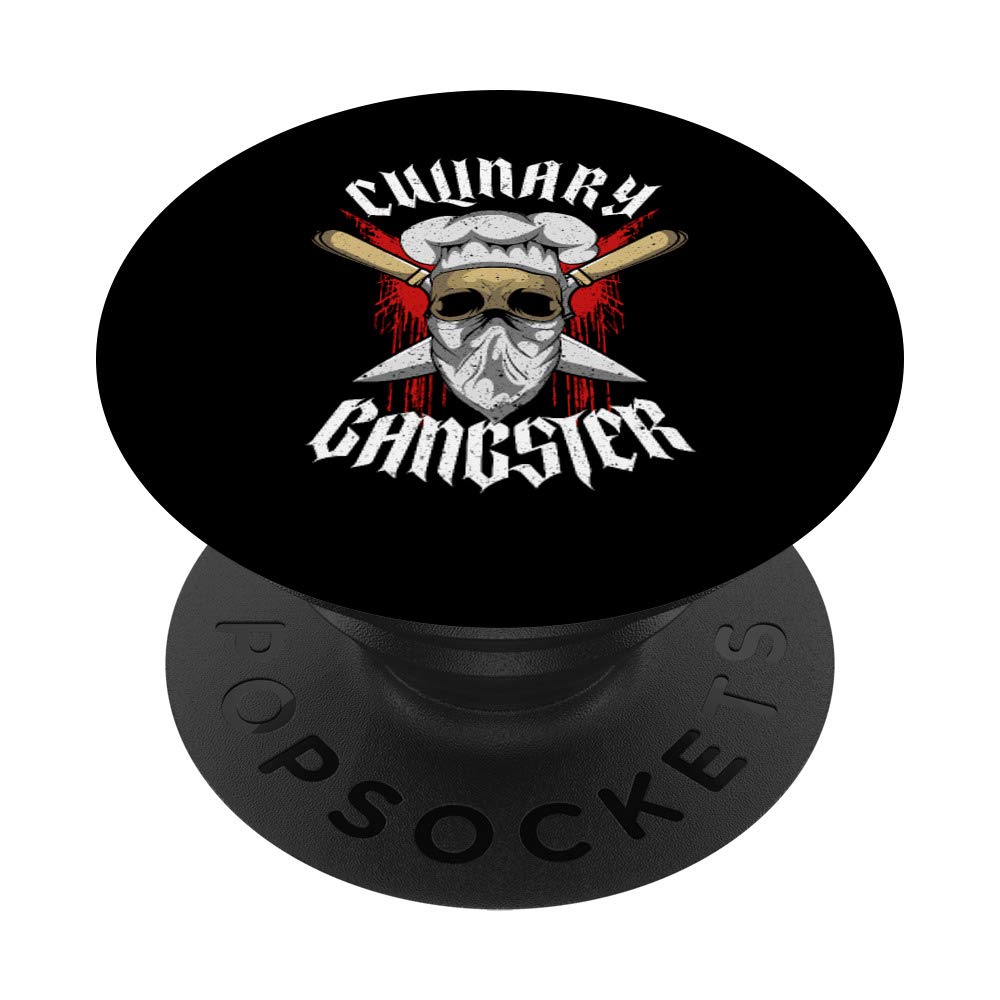 Funny Culinary Gangster The Best Cook In The Kitchen Joke PopSockets PopGrip: Swappable Grip for Phones & Tablets