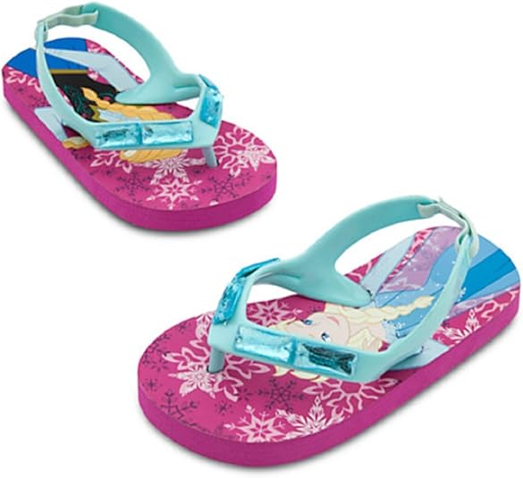 elsa frozen flip flops