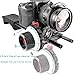 Neewer A-B Stop Follow Focus with Gear Ring Belt for Canon Nikon Sony and other DSLR Camera Camcorder DV Video, Fits 15mm Rod Film Making System,Shoulder Support,Stabilizer,Movie Rig (Red and Black)