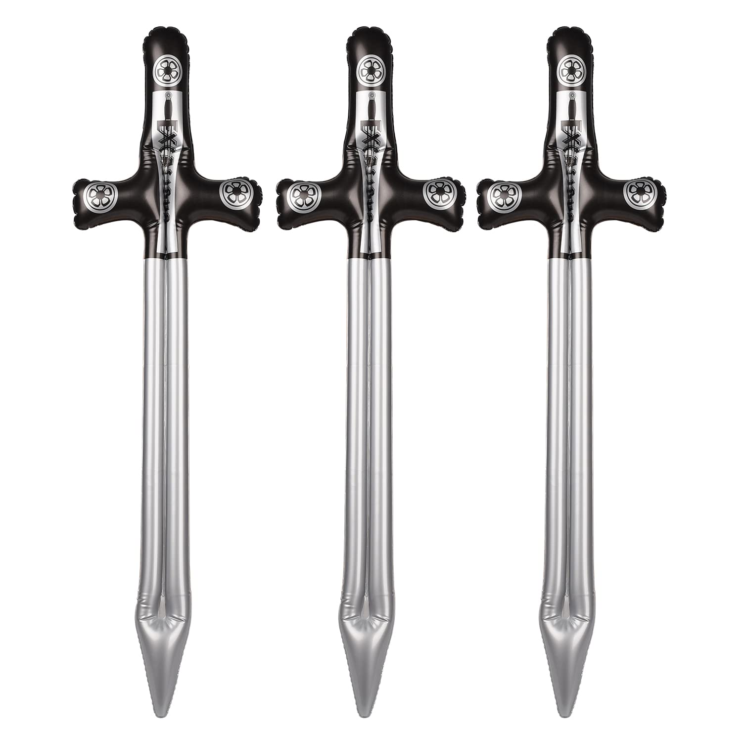 MFOUE Inflatable Sword Pirate Sword Party Decoration Blow Up Kids Toy Dress-Up Accessories Inflatable Toy for Halloween, Christmas (3)