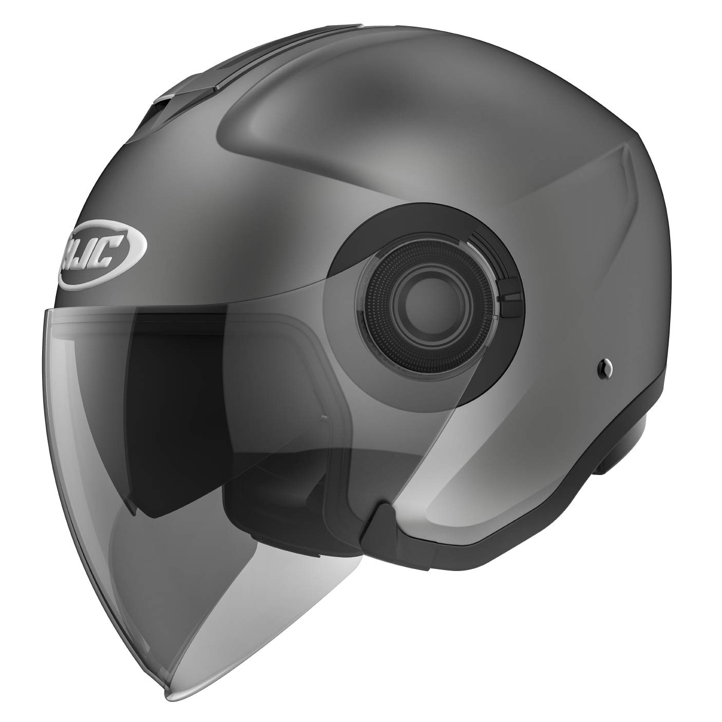 Motorcycle helmets HJC i40 SEMI MAT TITANIUM/SEMI FLAT TITANIUM, Gray, XL