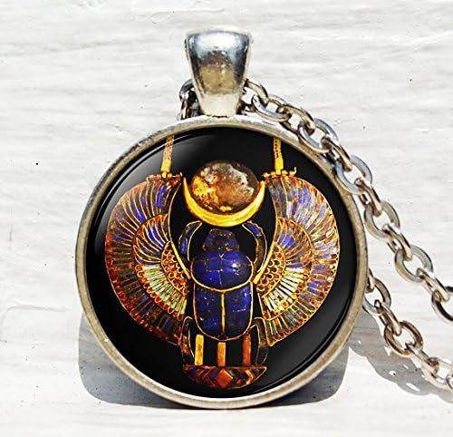 Egyptian Scarab Pendant, Ancient Egypt Jewelry, Egyptian Jewelry, Scarab Necklace Jewelry