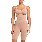 Atbuty Bodysuit for Women Shorts Tummy Control Seamless Shapewear Body Shaper