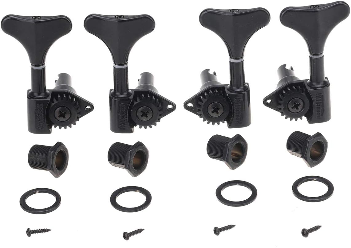 Wilkinson 2R2L 201 Ratio Bass Tuners Machine Heads Tuning Pegs Keys