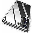 Rayboen for Samsung Galaxy S21 Plus Case, Crystal Clear Designed Shockproof Protective Phone Cover for S21+ Plus 5G, Slim Fit Hard PC Back Flexible TPU Frame Transparent Cell Phone Shell