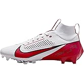 Nike Vapor Edge Pro 360 2 (Team Bank) Men's Football Cleats (FQ4044-105, White/Black/University Red) Size 16