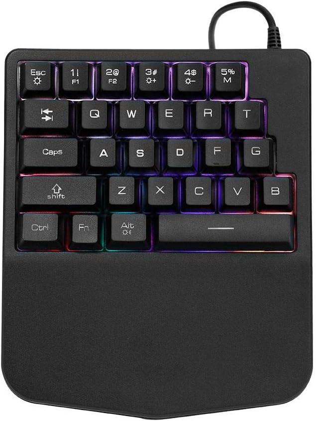 ASHATA One Handed Mechanical Feel Gaming Keyboard Amazon.co.uk