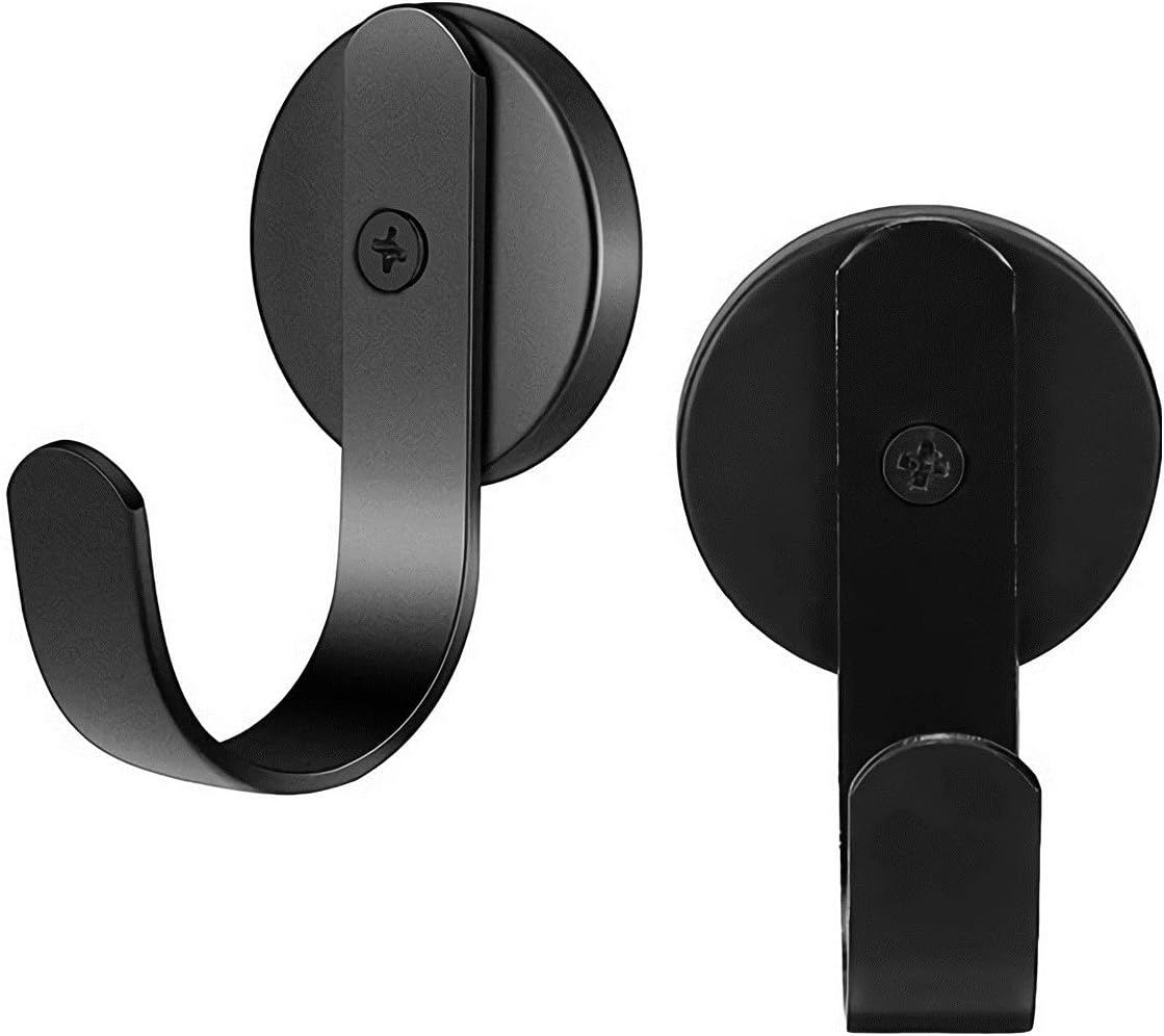 Wreath Hangers - Elleiffina Magnetic Hooks Heavy Duty Magnet Hook Hanging Small Strong Magnet Hook Wreath Hangers for Metal Door Refrigerator or Wreath Hanger 2pcs