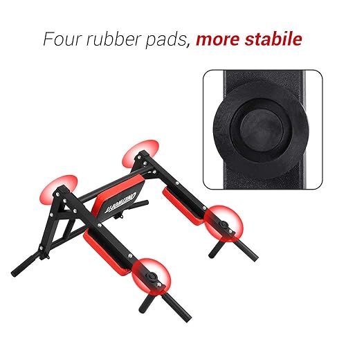 OneTwoFit Multifunctional Wall Mounted Pull Up Bar Chin Up bar Dip - Main Image