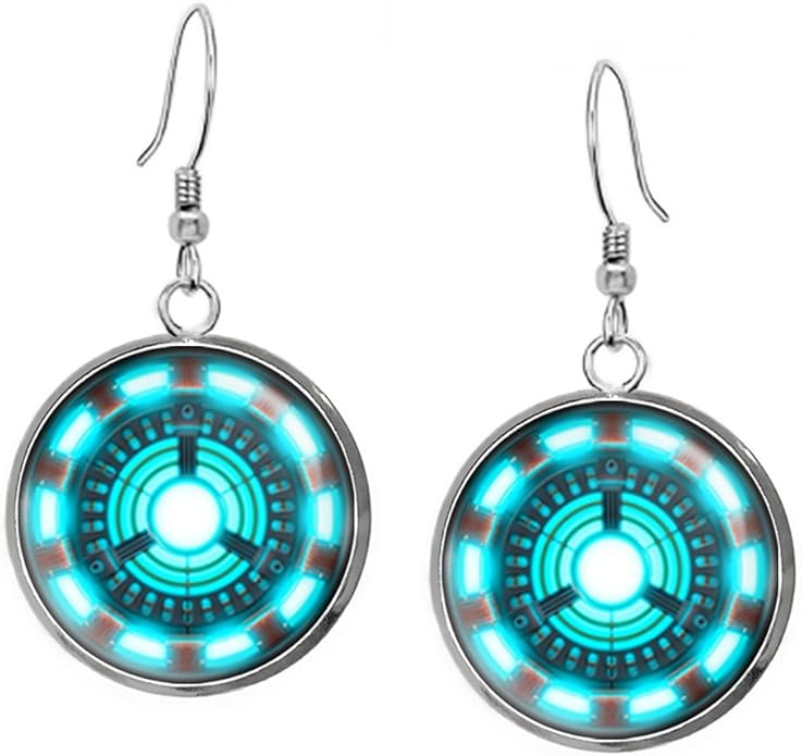 Marvel Captain America Shield Superhero Jewelry Avengers Earrings  Incredible Hulk Radiation Necklace Iron Man Ironman Pendant Set Jewelry  Sets Jewelry valresa.com