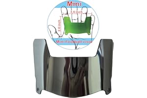 DUTYBOD Mini Football Helmet Visor Clear with Clips Universal Fit for Collectors and Display