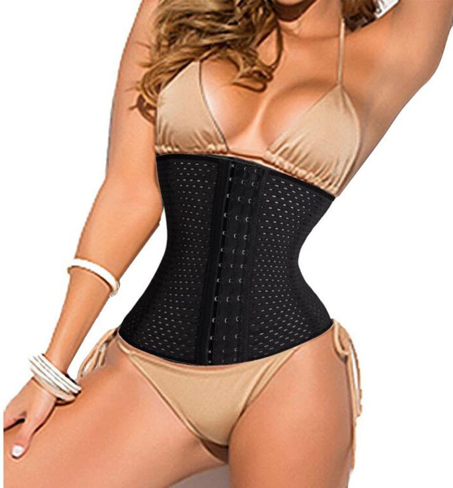 DODOINGWomen's Underbust Corset Waist Trainer Cincher Steel Boned Body Shaper
