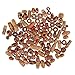 MonkeyJack 100 Pieces Mixed Large Hole Ethnic Pattern Stringing Wood Beads Jewelry Findings