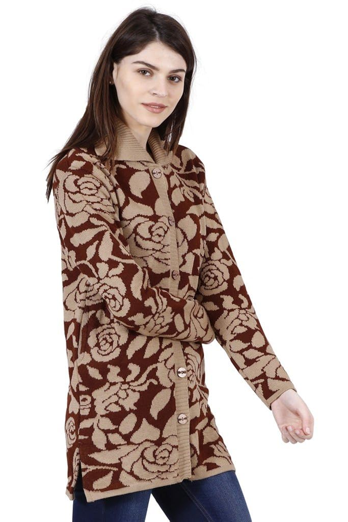 urban studio full sleeve woolen sweater for women