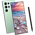 KHUYTOR I24 Ultra 5G Smartphone, 6+256GB Unlocked Phone, Android 13.0, 48+108MP Zoom Camera, Mobile Phone with Build-in Pen,Long Battery Life 6800mAh, Dual SIM, 6.8“ HD Screen,5G/4G Phone (Cyan)
