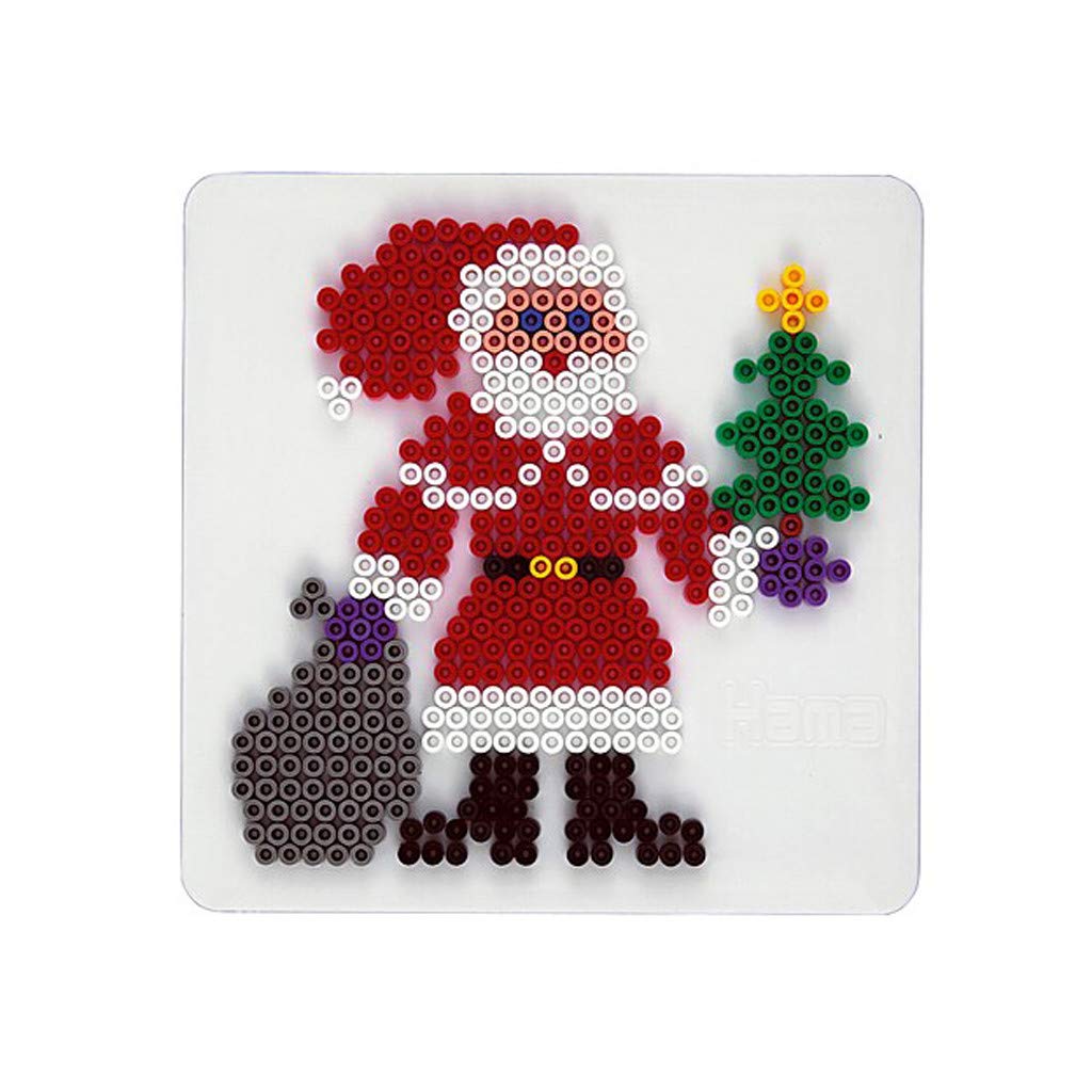 Hama 284 Pegboard Santa Claus, White