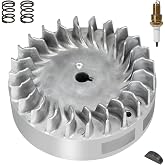 FVRITO Aluminum Flywheel 10krpm for Predator 212 Non hemi Engine Ghost 212cc 224cc 69730 69736 6.5hp GX200 196cc BSP Tilly Coleman CT200U BT200X Mini Bike Parts with Key &amp; Valve Springs
