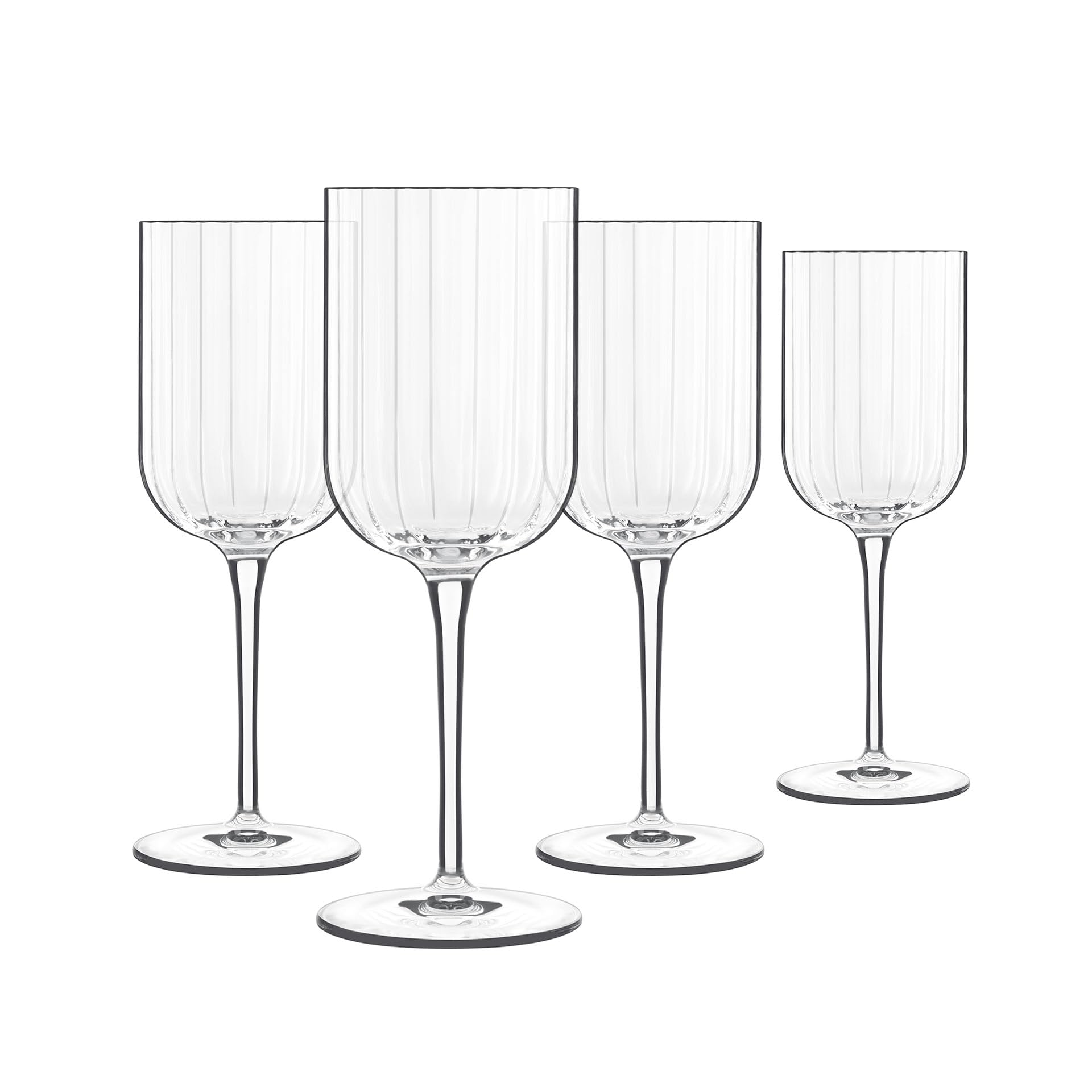Luigi Bormioli - Bach - White Wine Glasses Set of 4 - SON.hyx Crystal - Highly Resistant to Breakage - Dishwasher Safe - Made in Italy