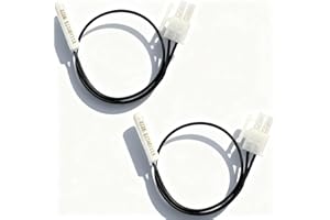 DZBQ 2 Pack W11438736 Fridge Thermistor Fits for Whirlpool, Maytag, Amana and IKEA Refrigerator, Replace W10556397, W10838965, W11108173, 4960583, AP6985096, for Whirlpool Refrigerator Thermistor