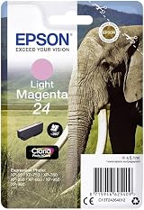 Epson 24 Light Magenta Ink Cartridge C13T24264012 for Expression Photo Printers