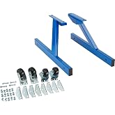Speedway Motors Rolling Engine Storage Stands, Fits S/B Ford, Light and Compact Engine Stand for Easy Mobility, Includes 2 Swivel Casters and 2 Non-Swivel Casters
