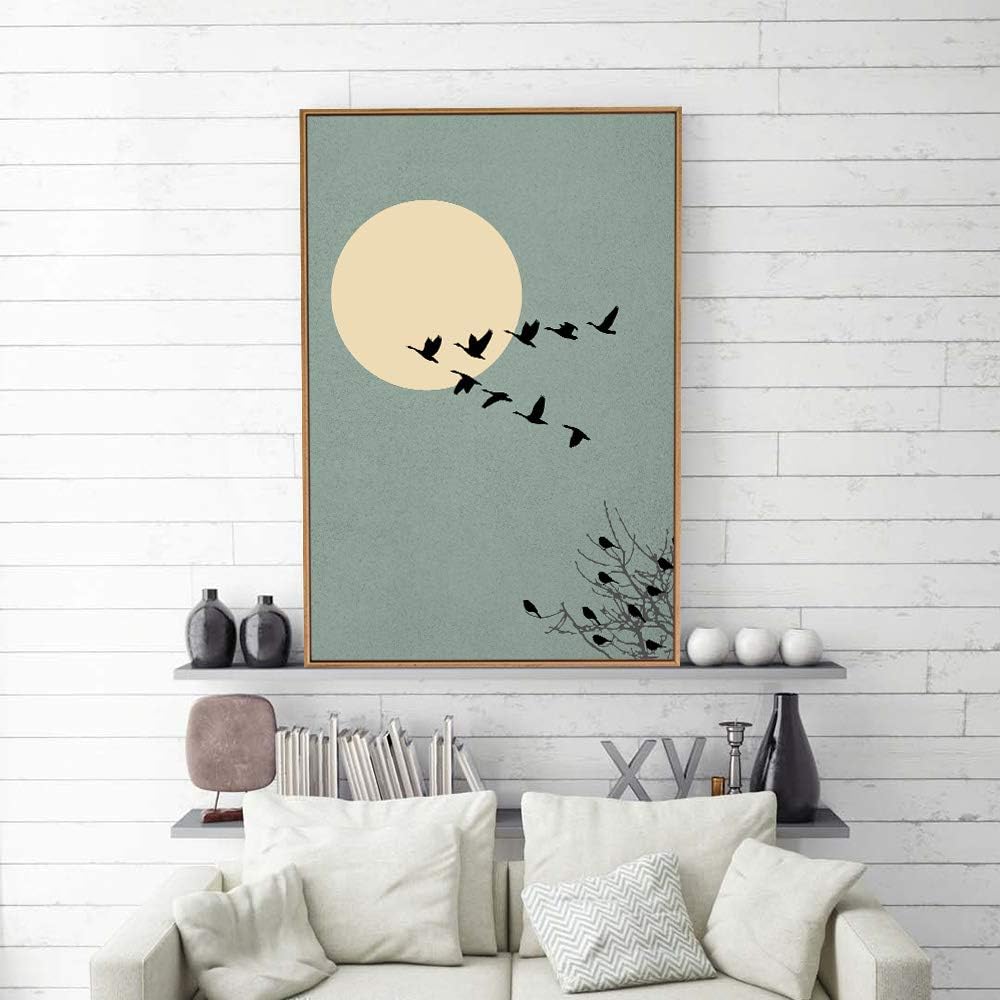 signwin Framed Canvas Wall Art Nordic Abstract Canvas Prints Home Artwork Decoration for Living Room,Bedroom - 16x24 inches