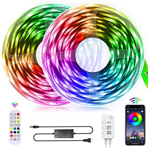 LED Strip Lights, QZYL 60FT 5050 RGB Led Light Strip Color Changing Led