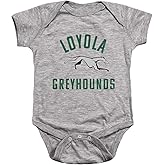 Loyola University Maryland Official Greyhounds Logo Unisex Infant Snap Suit for Baby