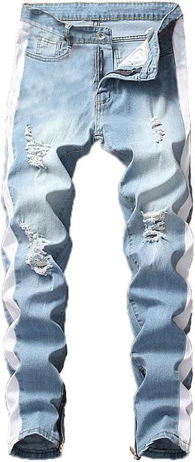 jeans with zippers on the side