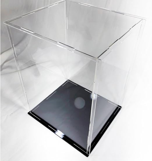 Amazon アクリル ディスプレイボックス 組み立て式 透明アクリルbox W180xh250xd160mm 底面ブラック 通販