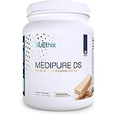 NuEthix Formulations Medipure DS with Pea Protein Phase 1 & 2 Detoxification System, Supplement to Help Support The Body’s Natural Detoxification Process, Vanilla Wafer (Non-Caffeinated), 20 Servings