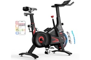 Yesoul Black Exercise Bike for Home,Smart White Cycling Bike Magnetic Stationary Bike, Low Noise Indoor Cycling Bike for Home Gym Electric Stationary Bike with Tablet Mount & Comfortable Seat Cushion for Women Apartment Workout Bike for Fitness