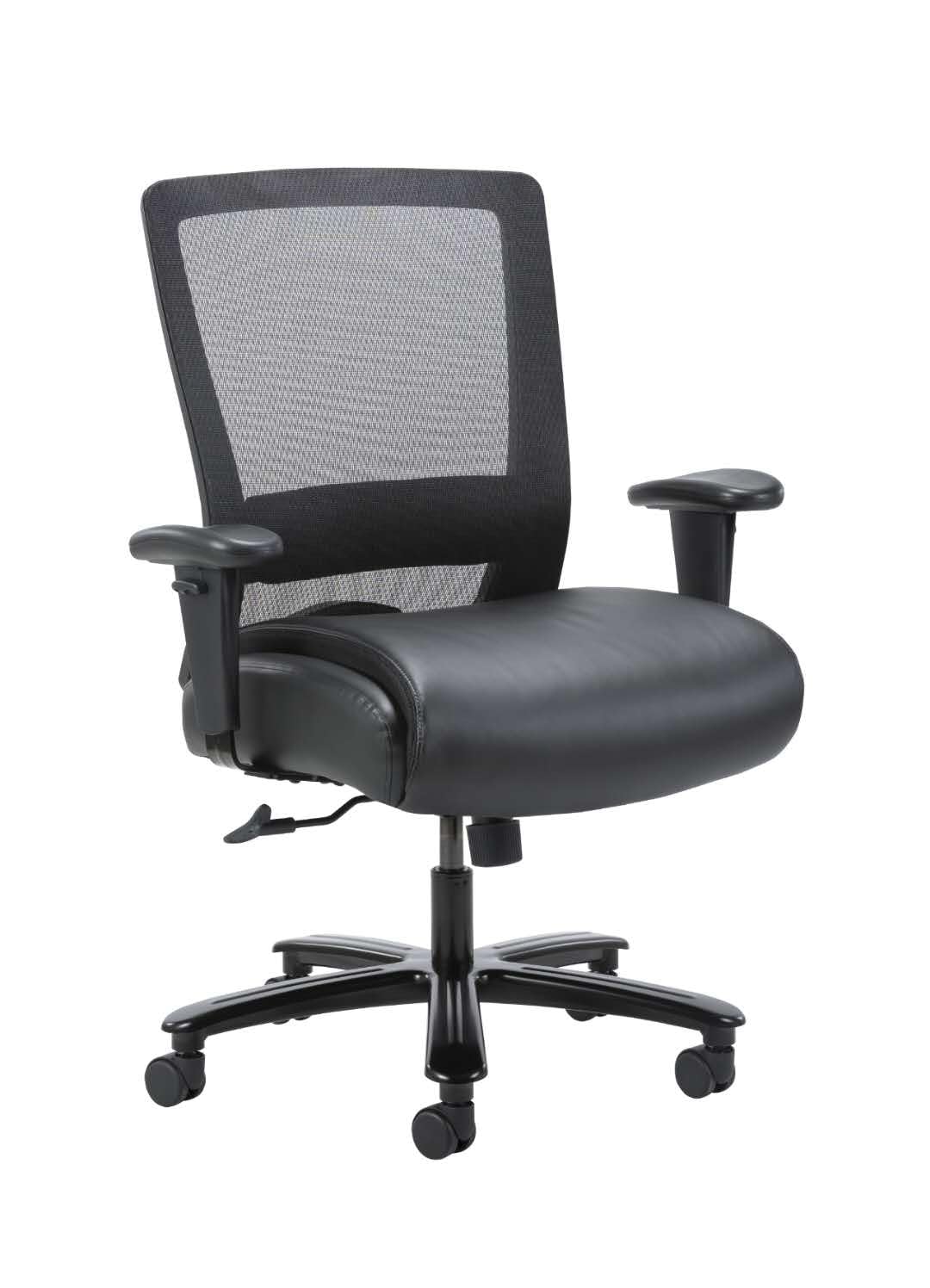 Photo 1 of ***PARTS ONLY *** Boss Office Products Mesh Heavy Duty Chair 400 lb Weight Capacity in Black