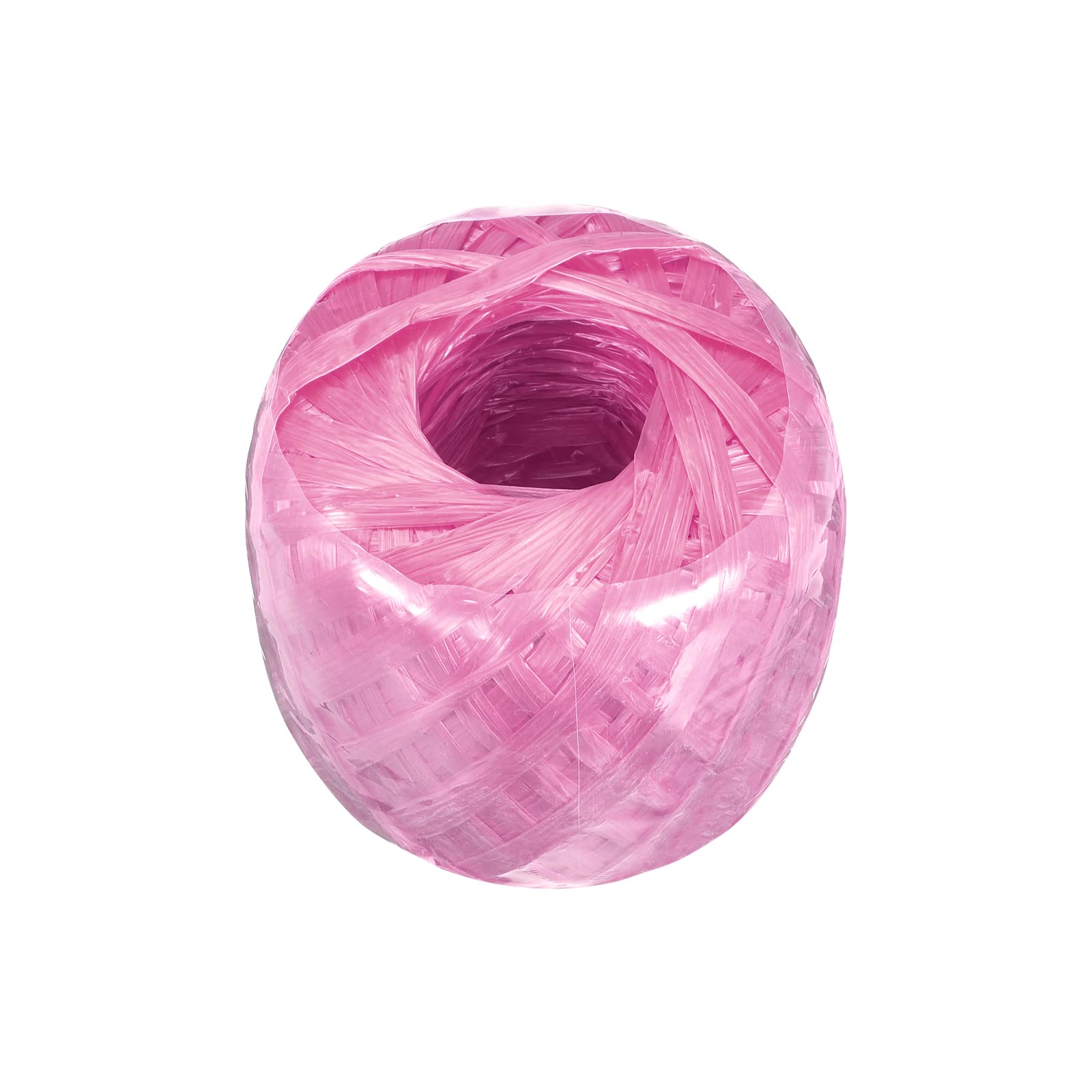 Rebower Polyester Nylon Rope [for Book Bundled Packing DIY]-100m/328ft / 1Roll Pink