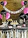 Konsait Bachelorette Party Decorations Kit,Bride to Be Wedding Banner Garland Bachelorette Party Balloons Naughty(10inch,Black and Pink,12pcs) for Bridal Shower Girls Night Out Party Favors Supplies