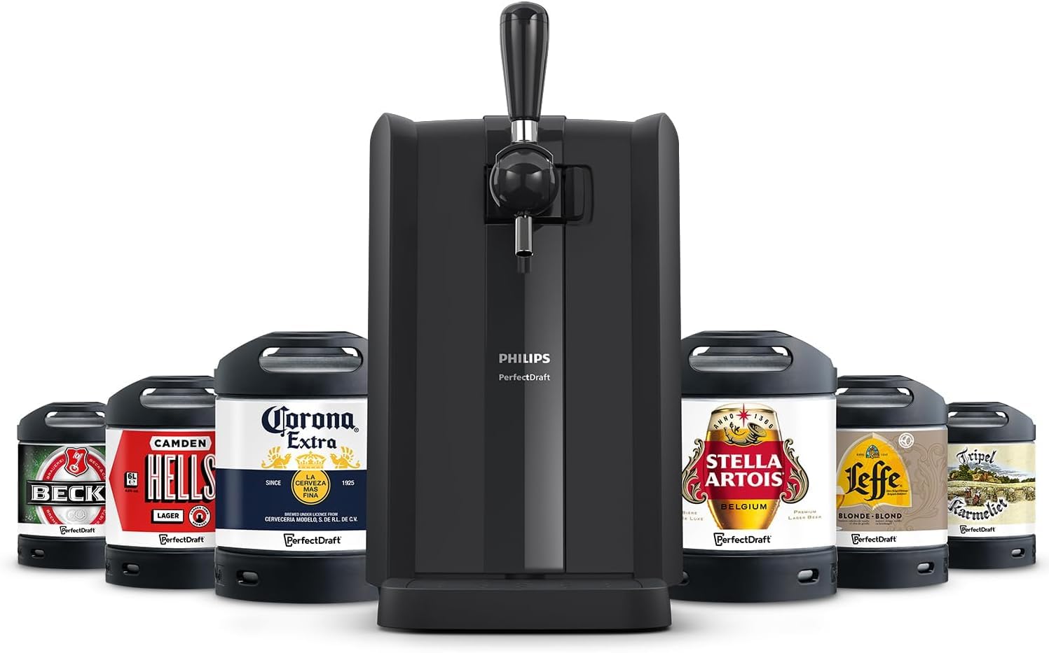 Philips PerfectDraft Bierzapfanlage für zu Hause, 6 l, Frisches, 3° Grad Kaltes Bier für 30 Tage mit LED-Anzeigen (HD3760/90) 4