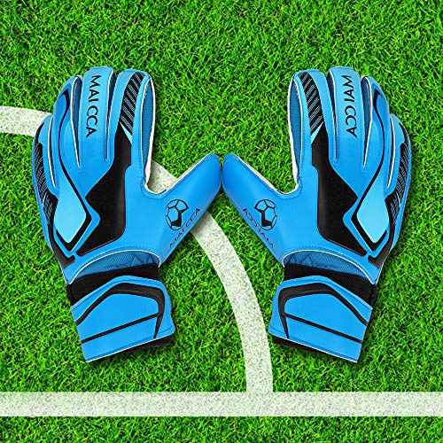 Villavivi-2-Articulos-De-Portero-Guantes-De-Portero-De-Futbol-con-Protectores-para-Dedos-Calcetines-De-Futbol-para-Ninos-Ninos