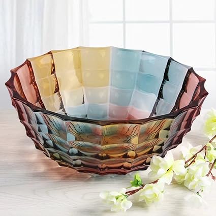 Amazon ガラス皿 フルーツ皿 果物皿 おしゃれ ガラスコンポート 綺麗 お菓子皿 北欧 インテリア きらきら 飾り 引越し祝い 結婚祝い 個性 Unusual Unusual 食器 グラス カトラリー 通販