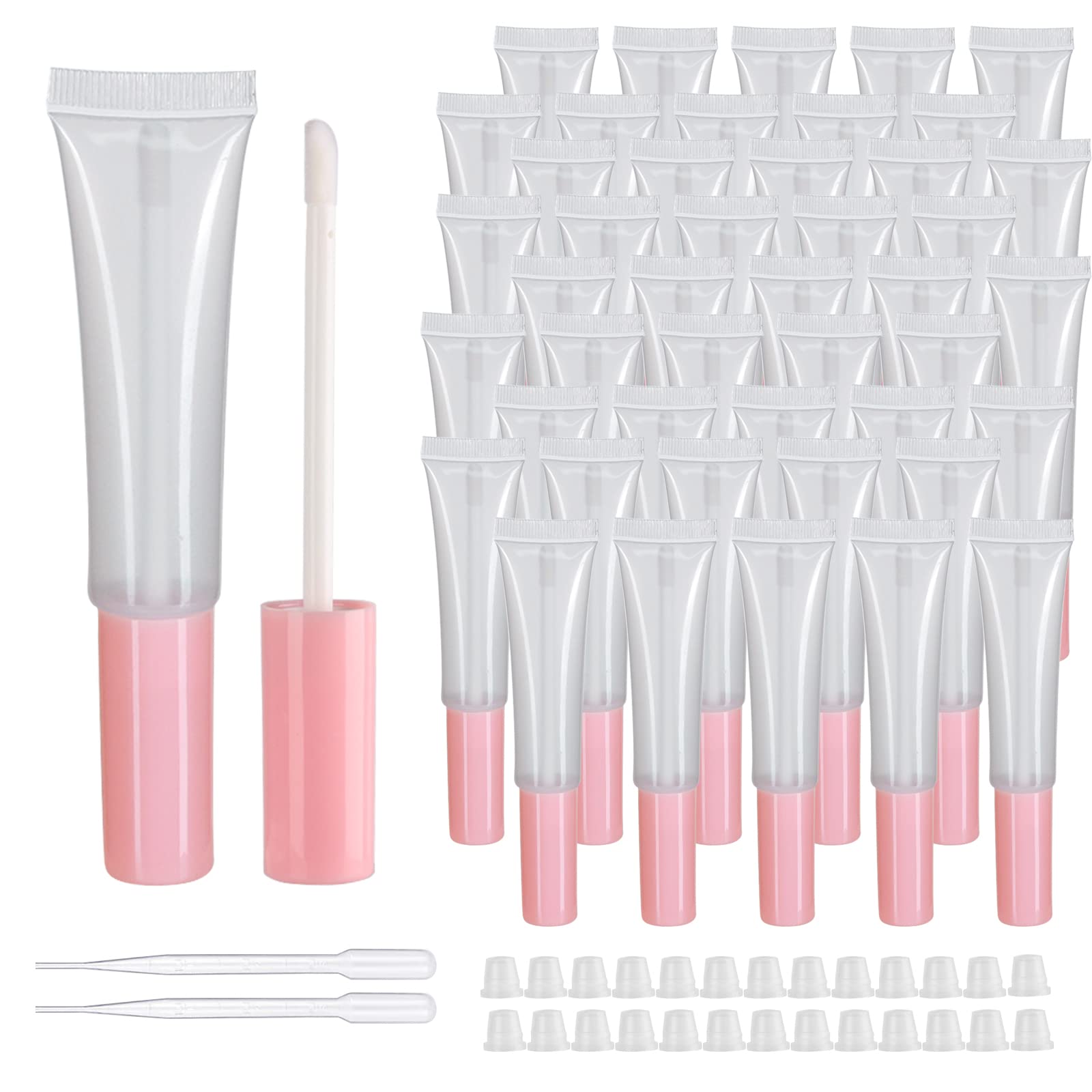 15ml squeeze tube with wand, Pink, Pink