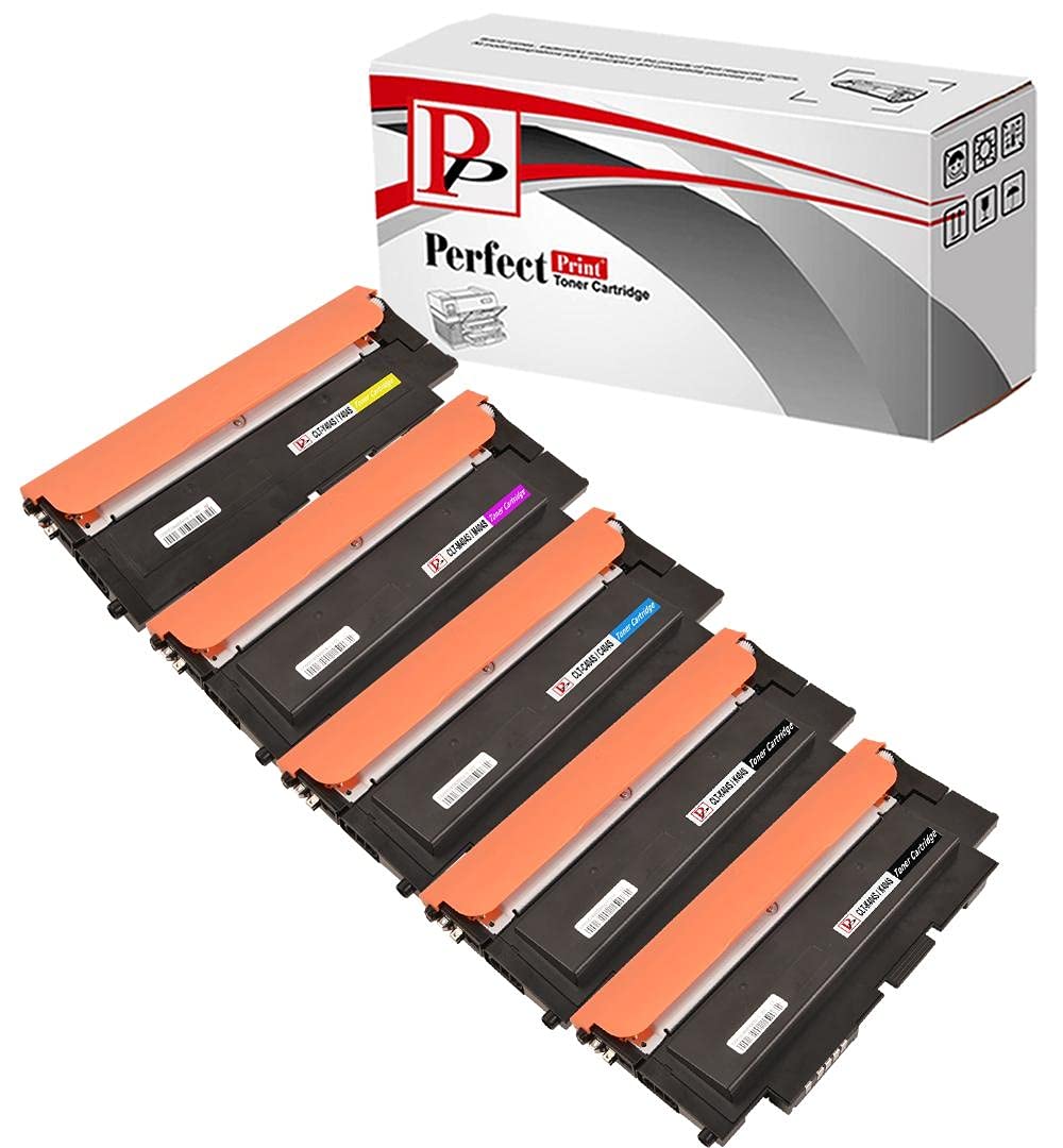 5 PerfectPrint Compatible Toner Cartridge Replace CLT404 For Samsung Xpress C430 C430W C480 C480W C480FN C480FW