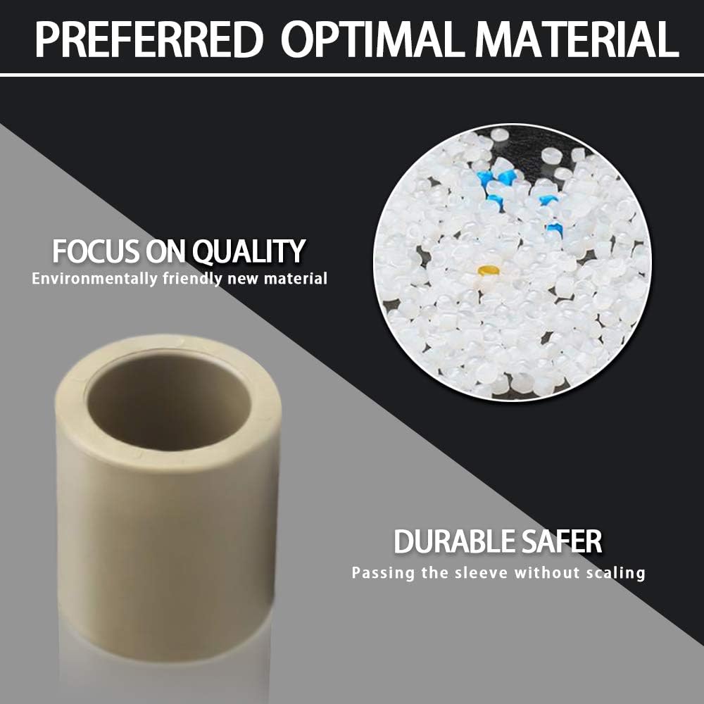 YOFASEN Water Pipe Fittings Connectors - 25mm Inner Diameter Straight PPR Pipe Connectors Fittings,6 Pcs - Image 4