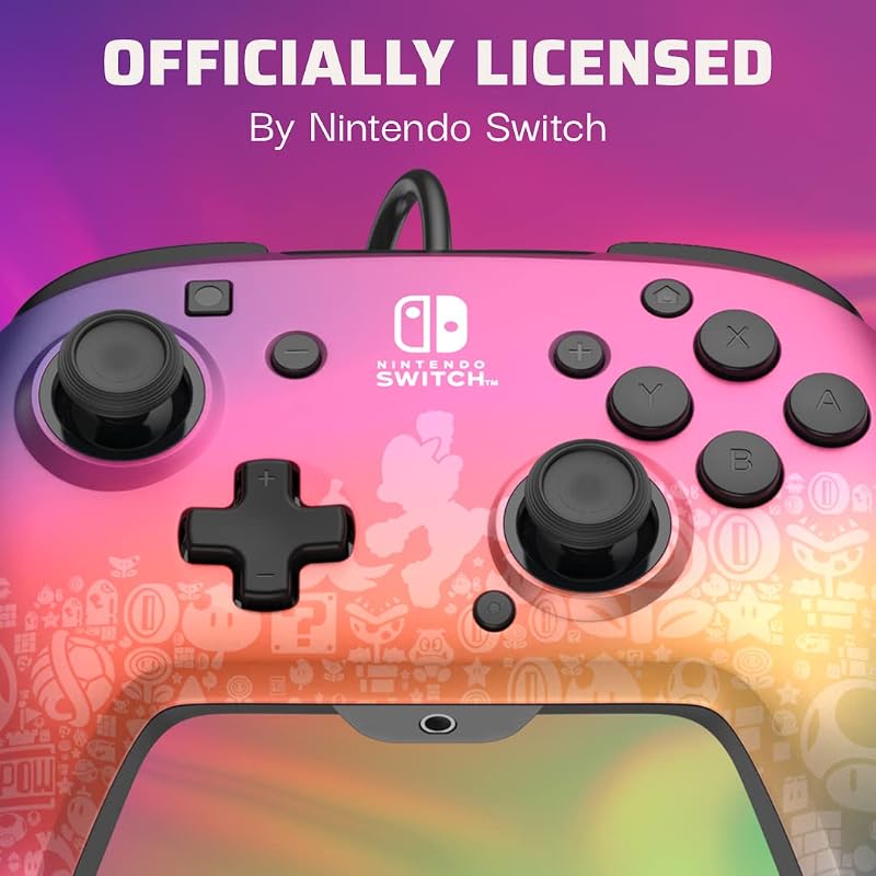 Switch Rematch cablato controller STAR SPECTRUM licenza ufficiale by Nintendo - Customizable buttons, sticks, triggers, and paddles - Ergonomic Controllers