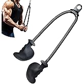 Ergonomic Tricep Rope Pulldown Attachments, Upgraded 27 32 40 & 47 Inch Extra Long Triceps Rope Cable Attachments for Gym, LA