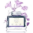 Hongdian Fountain Pen Bottled Ink Purple Color, 60ml Non Carbon Inkwell Bottle, Artist Calligraphy Ink