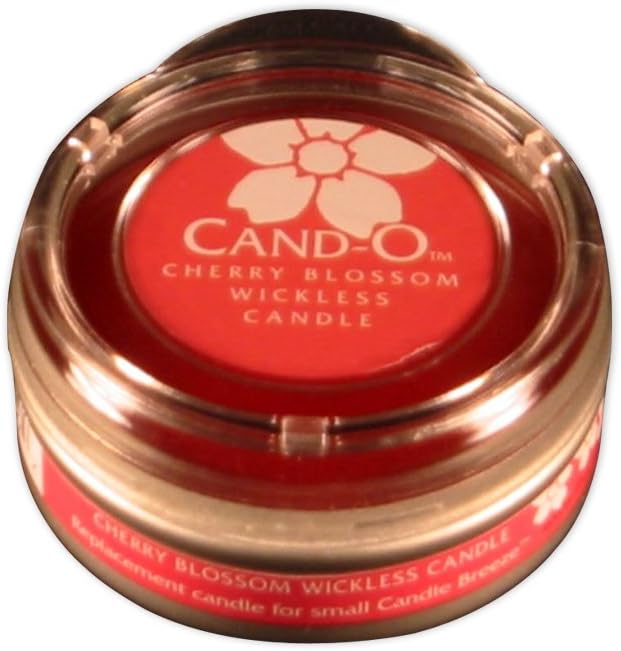 Candle Breeze Cand-o Cherry Blossom Flameless Scented Candle, Small