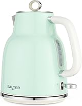 Salter Retro Green 1.7 L Kettle 3KW Rapid Boil 360° Base Removable Filter view 7