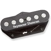 Seymour Duncan Quarter Pound Tele - Bridge - Black | Quarter Pound Tele Lead delivers massive single-coil output, upper-mid growl and hard-driving twang. Made for Rock.