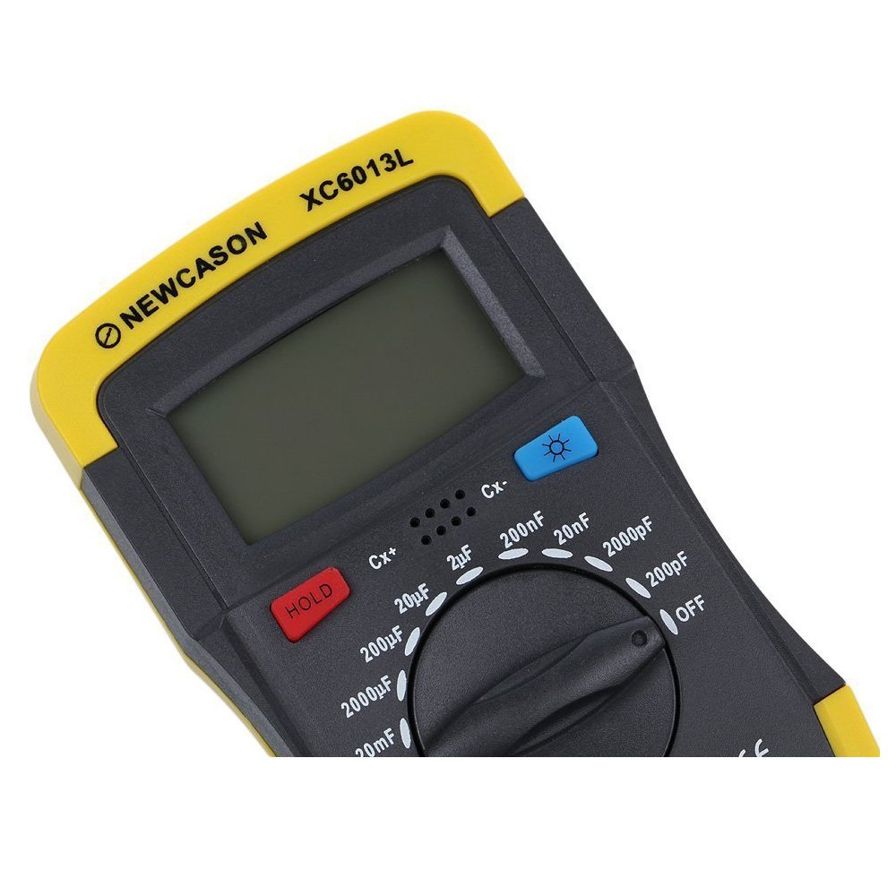 NEWCASON LCD Digital Meter XC6013L Capacitance Capacitor Tester mF uF Circuit Gauge Capacitance