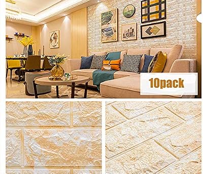 3D Wallpaper Wall Panels Peel and Stick Faux Brick Wallpapers